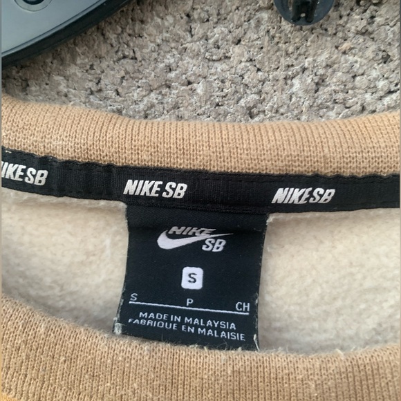 Nike SB Icon Desert Camo Crew Neck Sweatshirt Skate AT9768-248 Men's Size Small - Picture 5 of 12